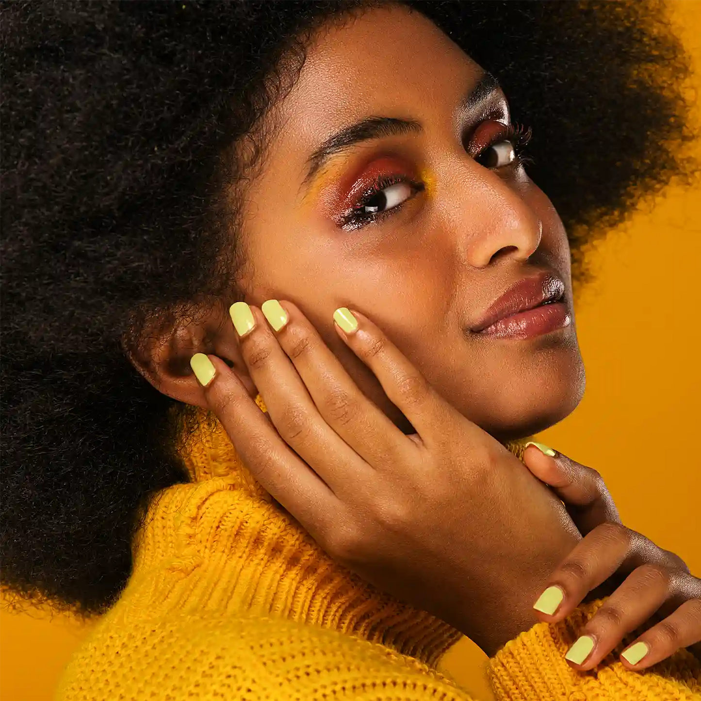 Creamy Luxe - pamper yourself with vanilla custard yellow nail wraps | ManiTini