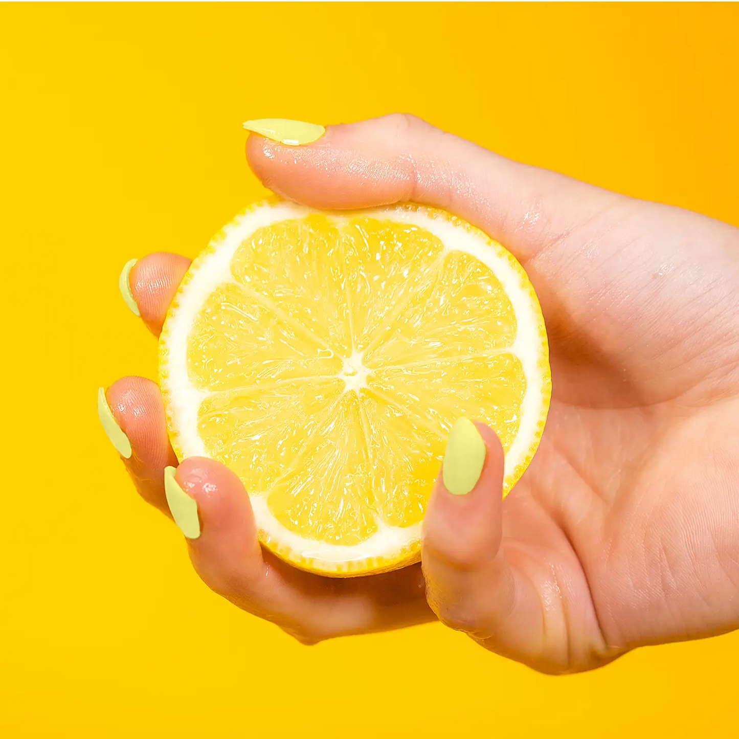 Creamy Luxe - be bold with vanilla custard yellow nail wraps | ManiTini