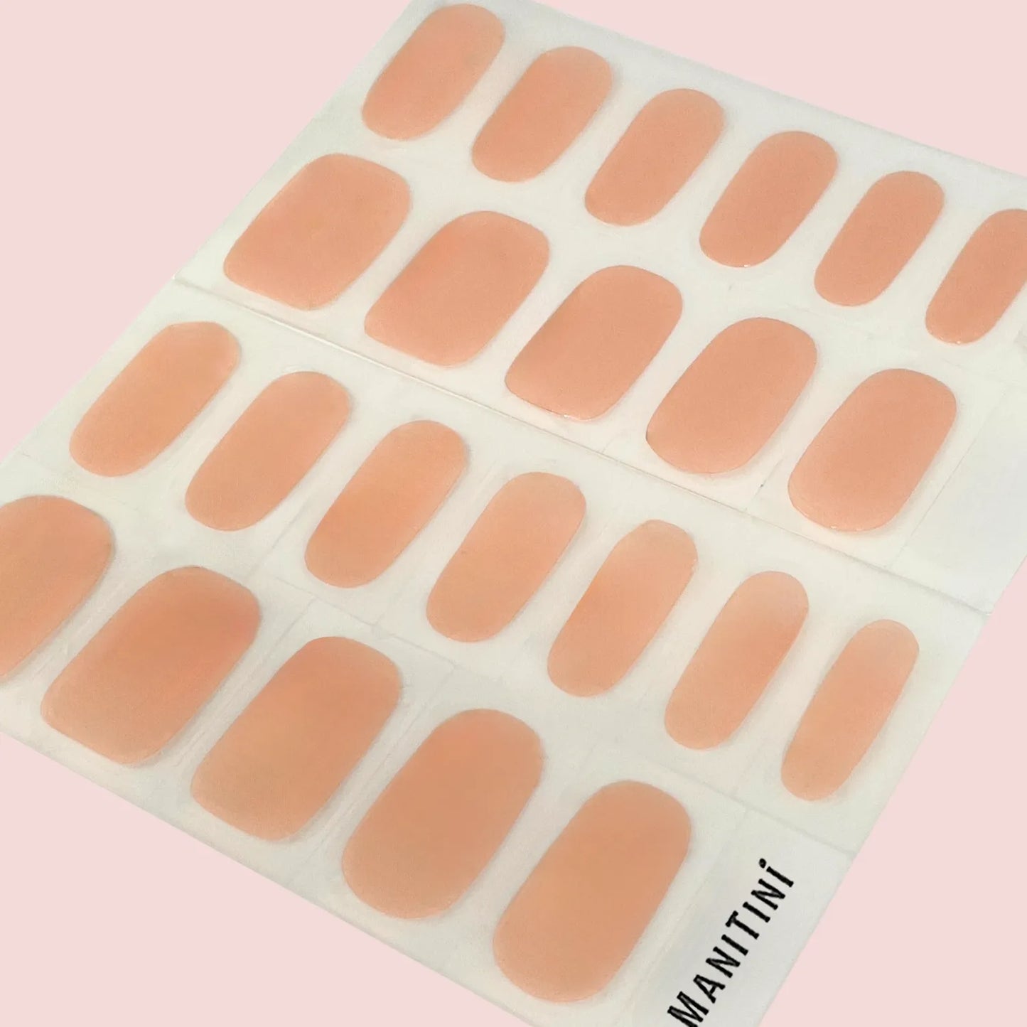 Whispering Pink Rose - pink pastel art nail wraps | ManiTini