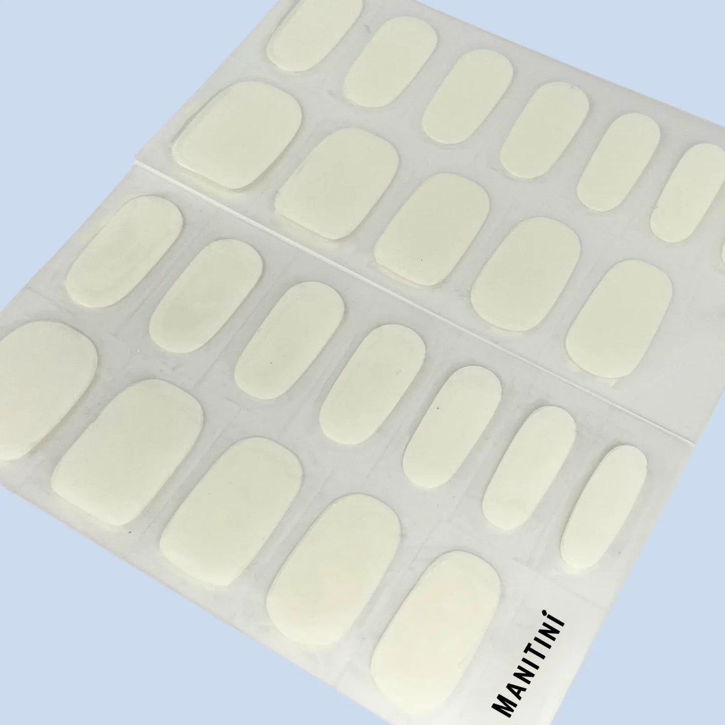 Simply Not Simple - pure white art nail wraps | ManiTini
