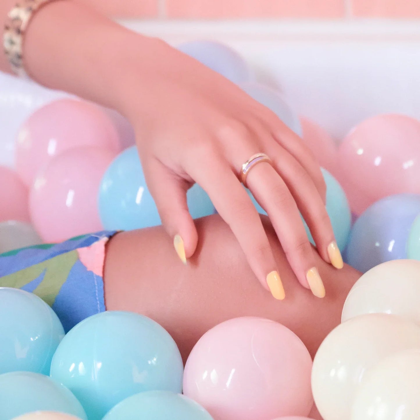Lemonous Vibranc - glow yourself up with yellow art nail wraps | ManiTini