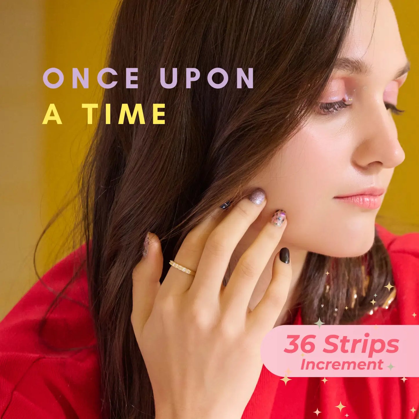 Once Upon A Time - glow yourself up with turquoise, blue, black and silver shimmer art nail wraps | ManiTini