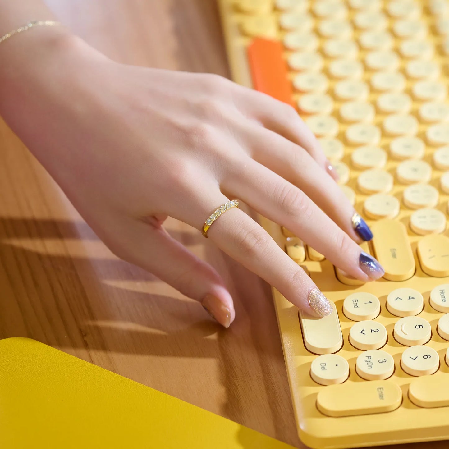 Love in Purple Thunder - glow yourself up with premium purple blue and shimmer art nail wraps | ManiTini