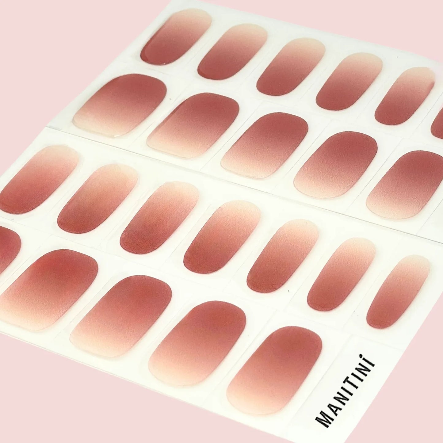 Mocha Serenade - brown solids art nail wraps | ManiTini