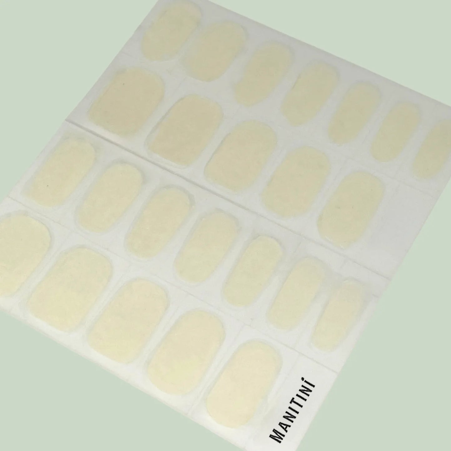 Vanilla Delight - pure white gradient nail wraps | ManiTini