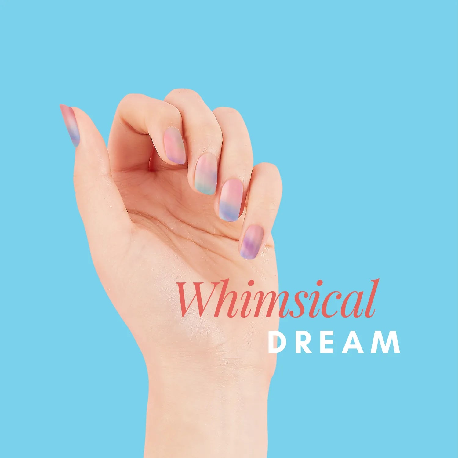 Whimsical Dream - glow yourself up with pastel art nail wraps | ManiTini