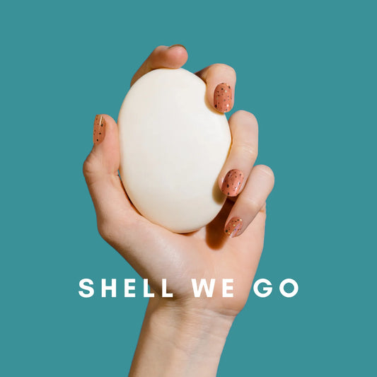 Shell We Go - let's rock with creative and cool-chic shimmer art nail wraps | ManiTini 