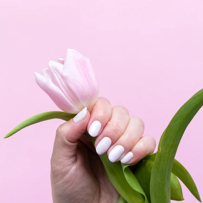 Simply Not Simple - pamper yourself with pure white art nail wraps | ManiTini 